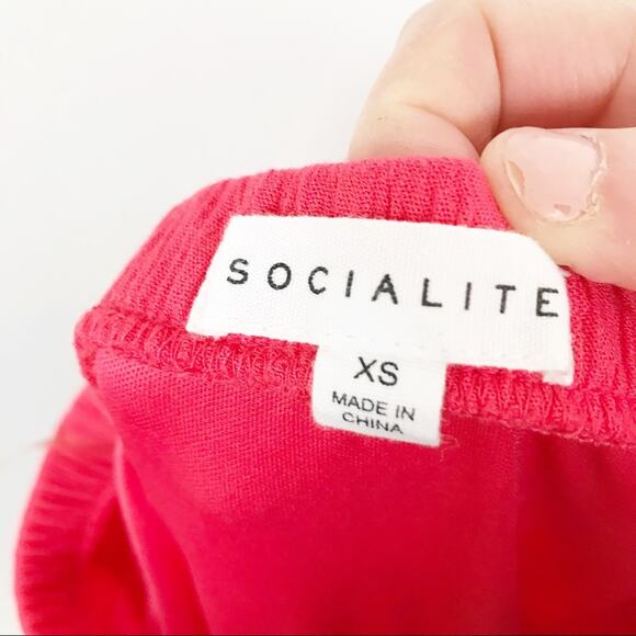 Socialite Pink Sleeveless Tube Top Maxi Dress Sz XS - Picture 7 of 8